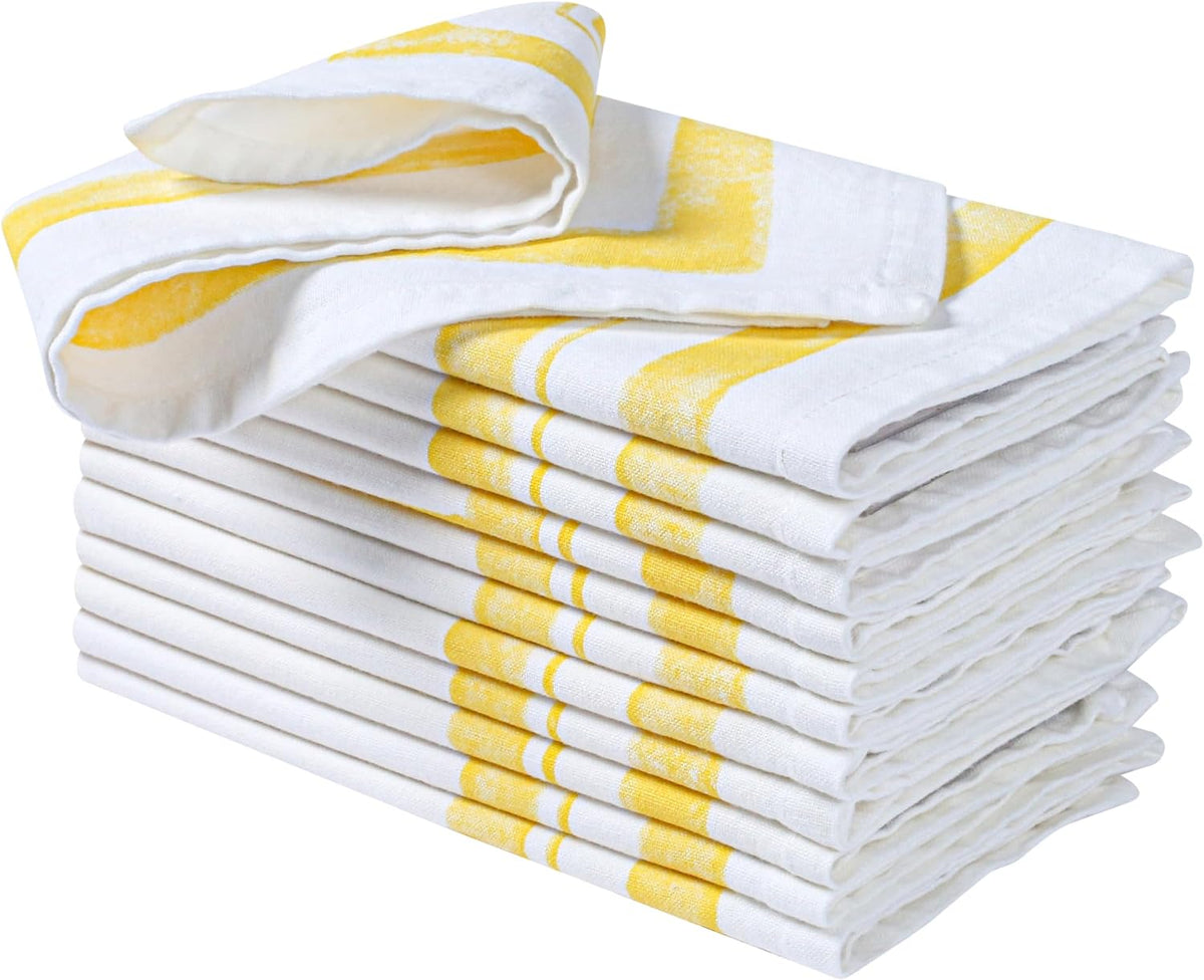 Kitchen Cloth Napkins 4 Pack, Halloween Haunted Ghost House Mansion Dinner Napkins Soft Table Napkin for Family Dinners Cocktail Parties Wedding, Washable & Reusable 20" x 20"