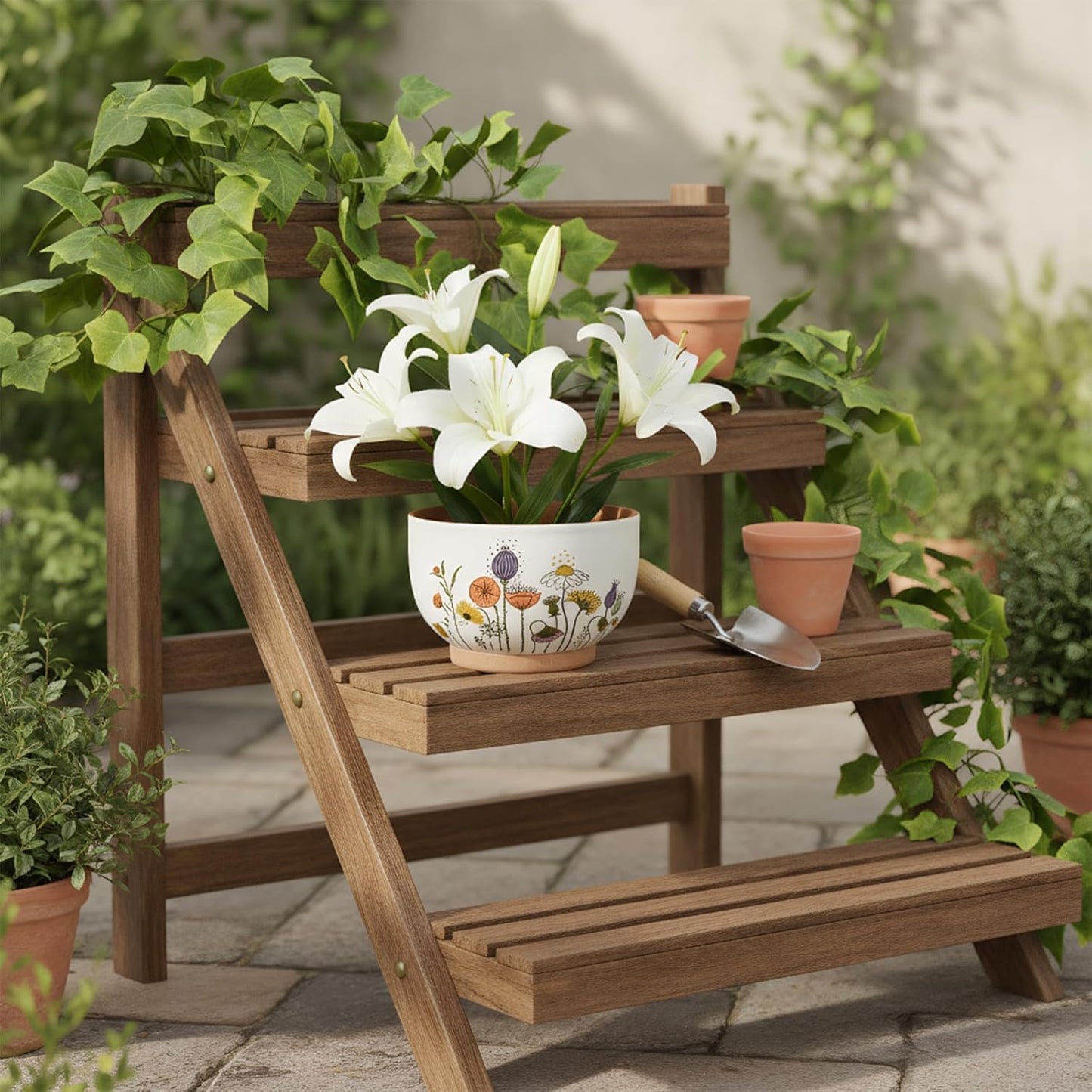 Planters / Flower Pots / 8+6 Inch / French Country / 8 Inch