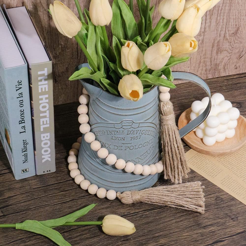Farmhouse Beads Bead Garland / Wood / Set of 3