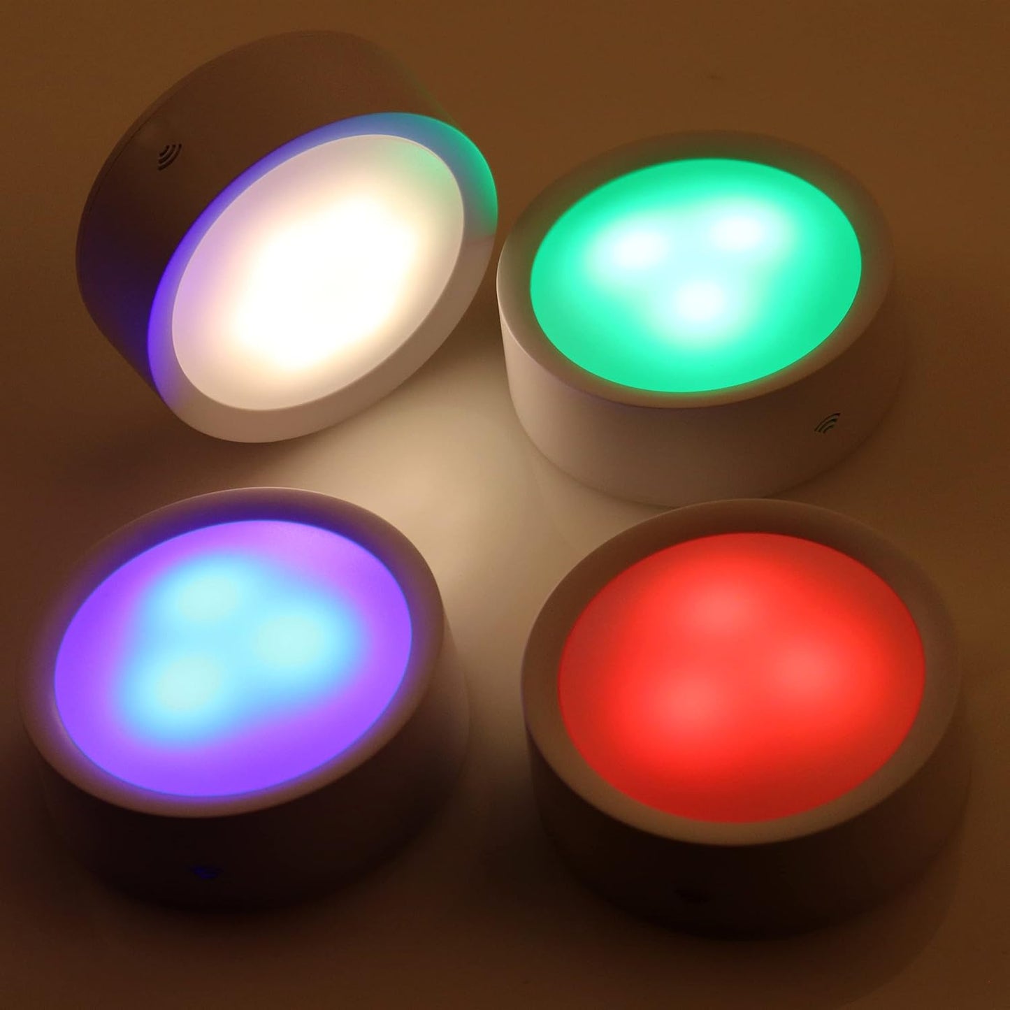 DAMI Under Cabinet Lighting with Remote Control, Rechargeable Battery Operated Wireless Shelf Lights, Under Cabinet
