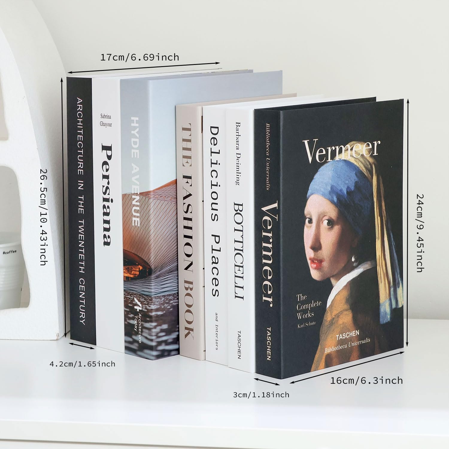 Faux Books for Decoration / Set of 7
