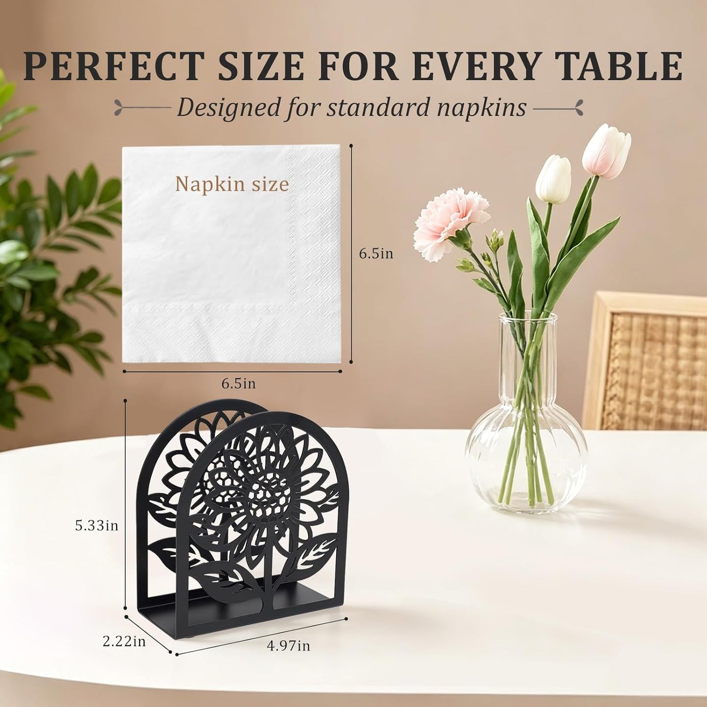 Decorative Metal Napkin Holders