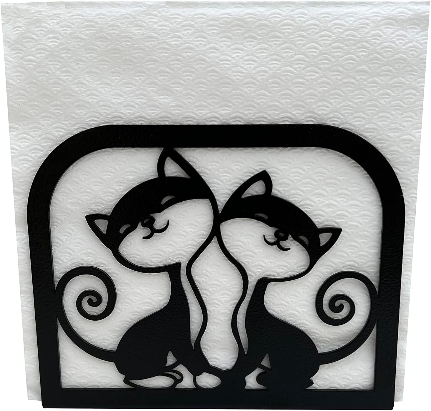 Paper & Tissue Holder for Farmhouse Table / Twin Kitten