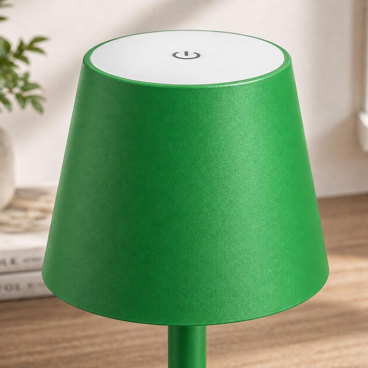 Yogaret Green Cordless Table Lamps, 6000mAh Rechargeable Battery, 2 Pack | Portable table lights set of 2 wireless