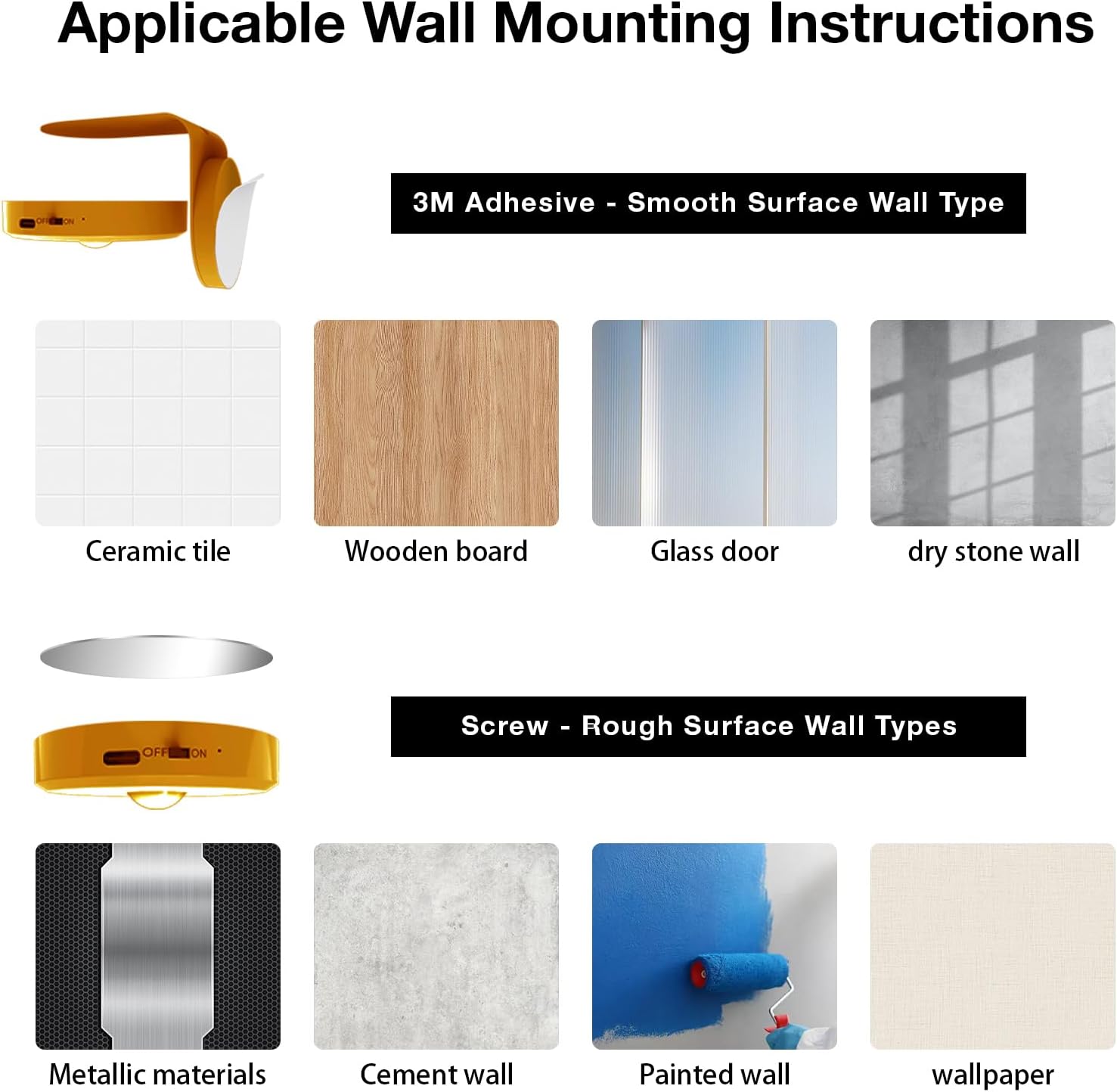 Picture Lights for Wall Wireless with Magnetic,2000mAh Rechargeable Picture Frame lights with Dimmable,Puck Lights with