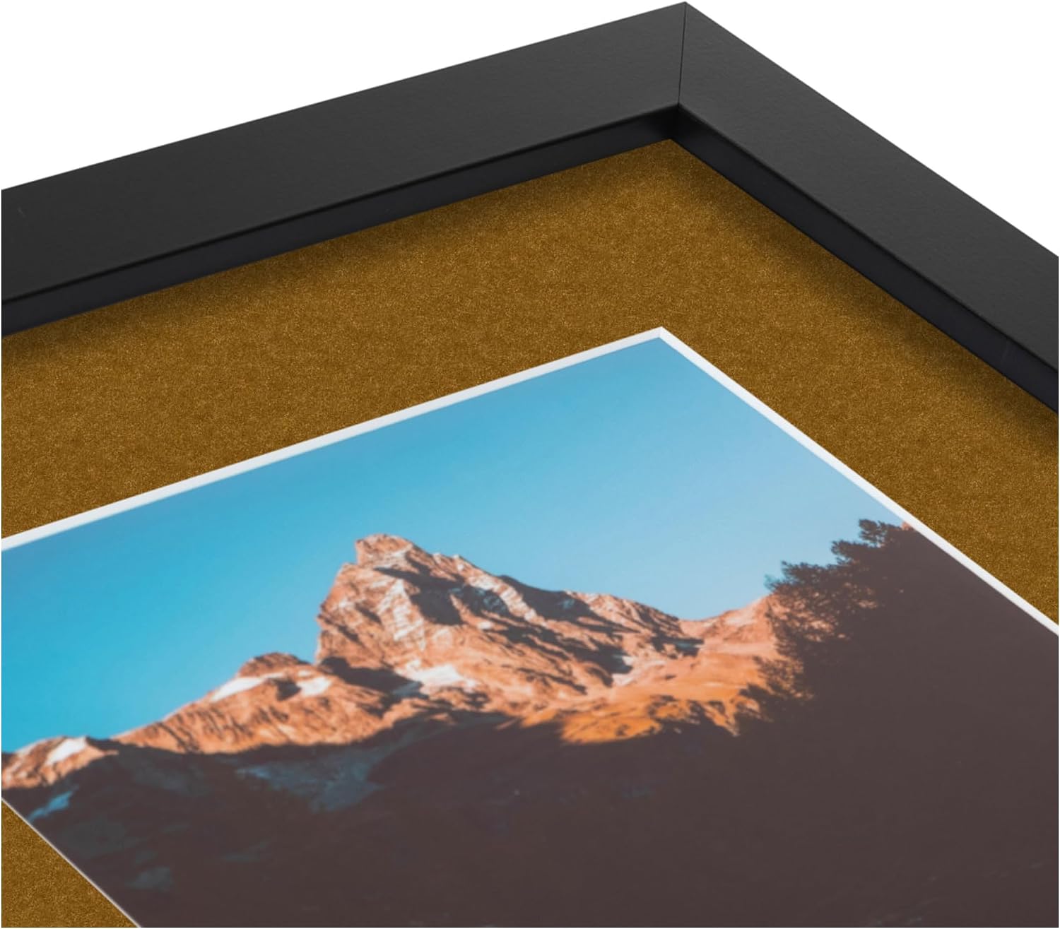 ArtToFrames Collage Picture Frame 3 Opening 3-5x7 Photo Frame | Made in USA | Black Frame Coronado and Black Mats