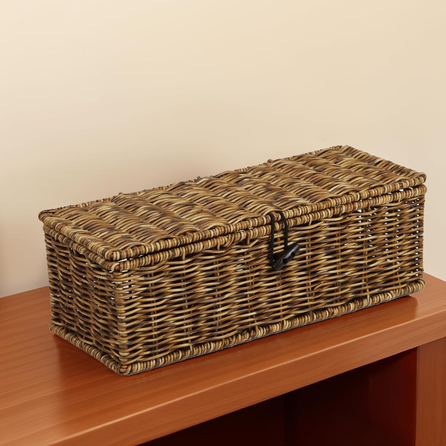 Rectangular Tank Woven Baskets / Brown