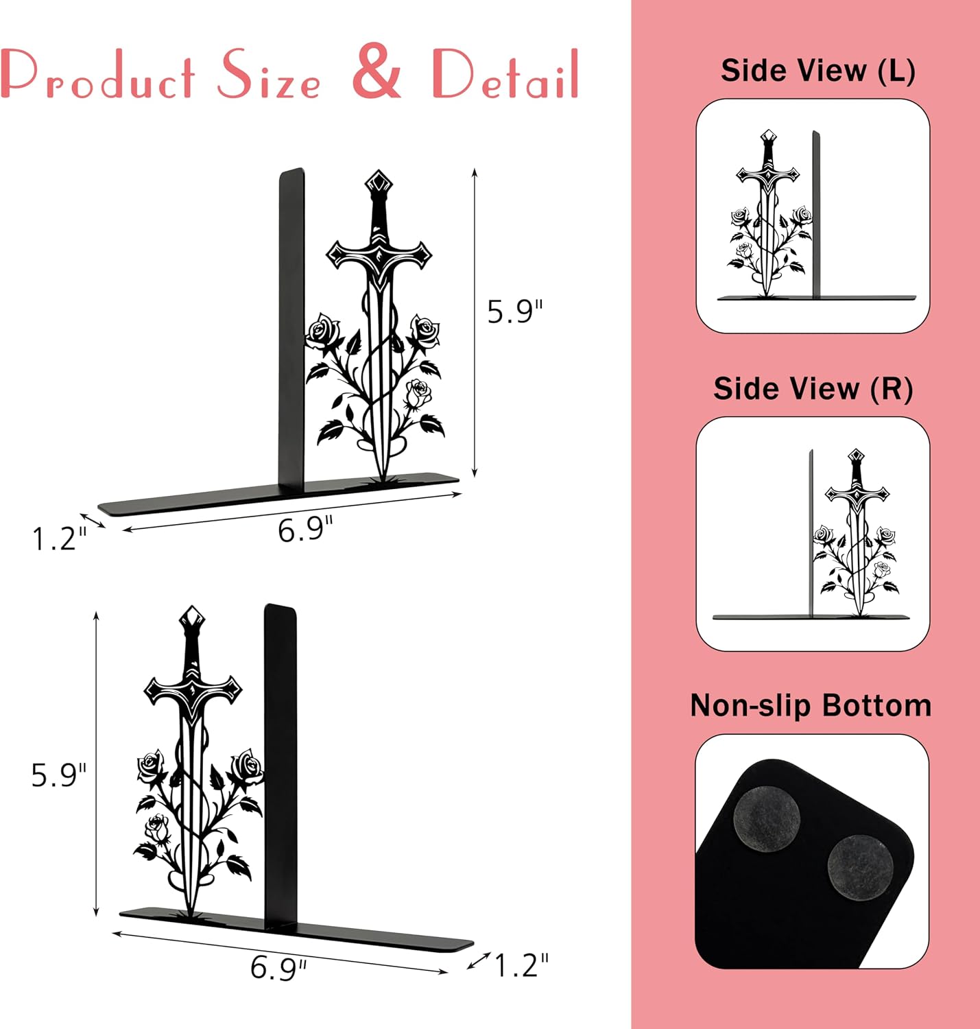 Unique and Decorative Small Bookends
