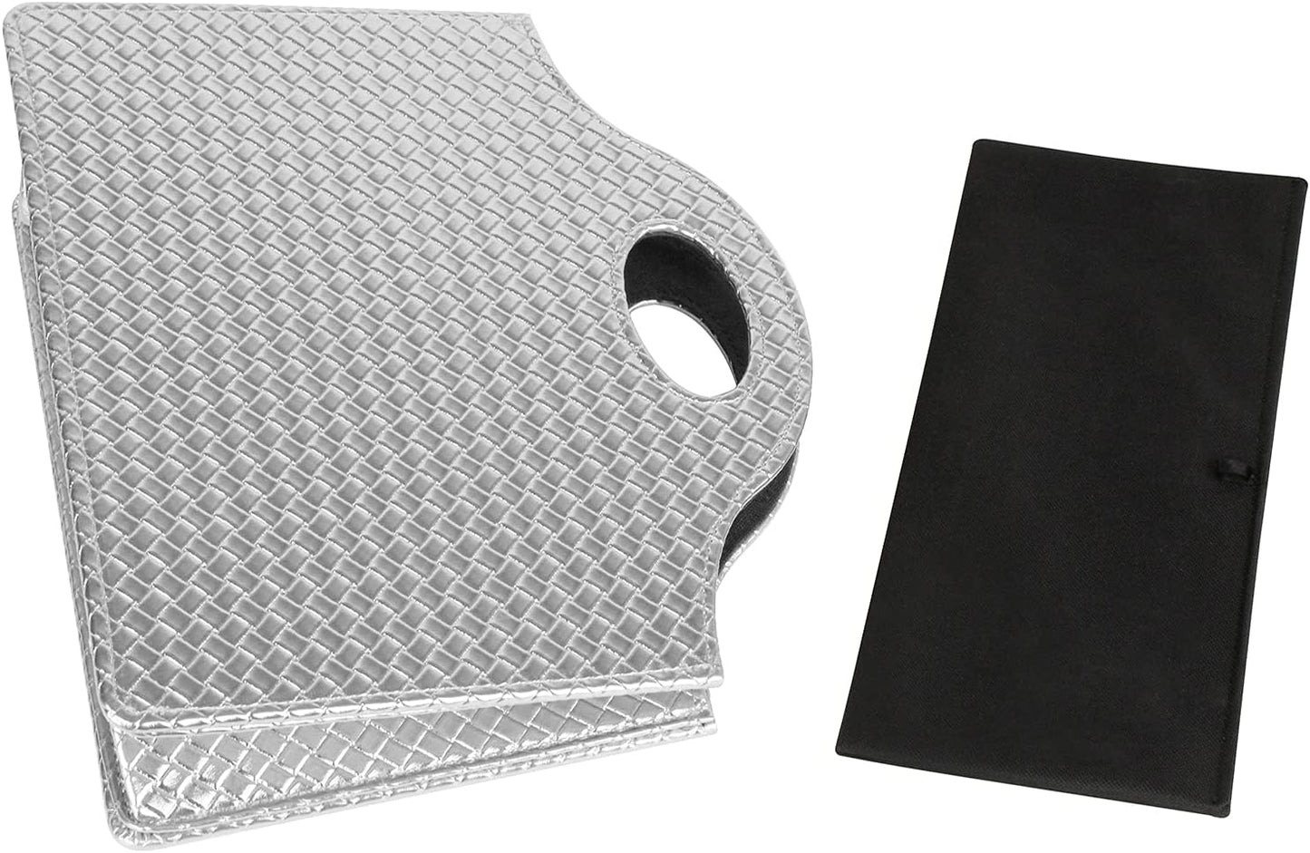 HofferRuffer Magazine Basket Holder, Foldable Magazine Rack, Document File Holder Organizer, File Folder, Newspaper