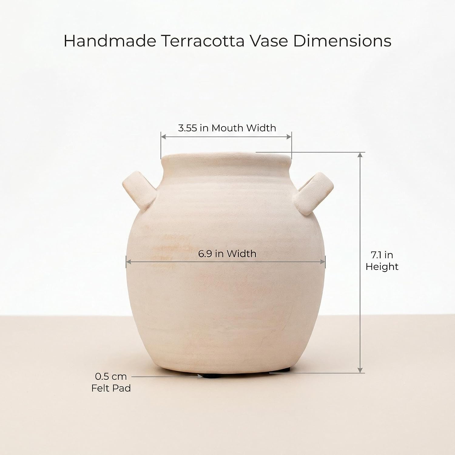 Rustic Farmhouse Vase / 001-rustic / 7.1 Inch