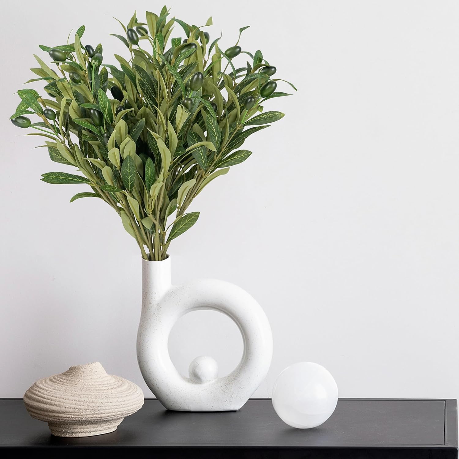 Greenery Vase / Spring Branches Decor for Vase / 18 Inches / Green / Set of 6