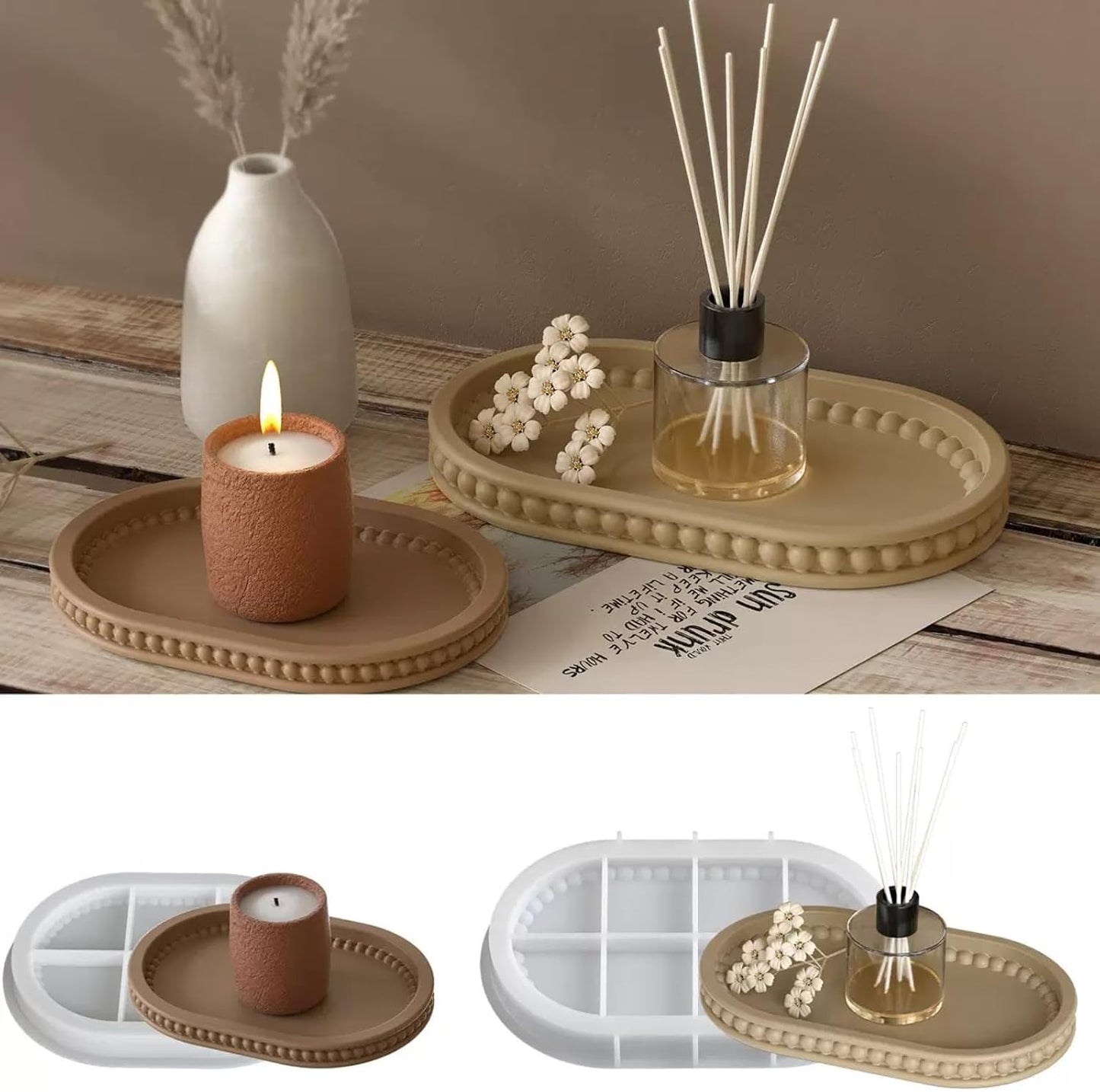Oval Tray Mold / Set of 2
