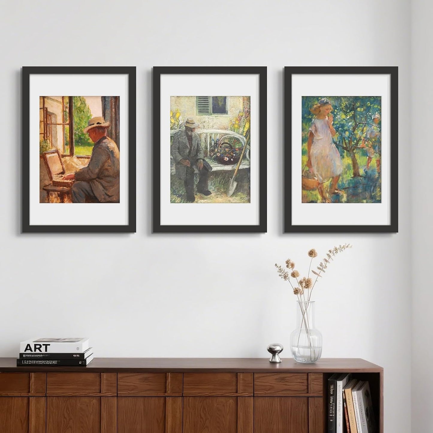 22.375x34 Black Poster Frame, Picture Frame for Wall, 3 Pack | Fits 18x24 Photos With Mat or 22.375x34 Without Mat