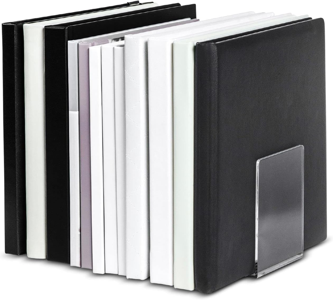 Acrylic bookends Modern / 8 x 8 x 10 / Cm / Transparent