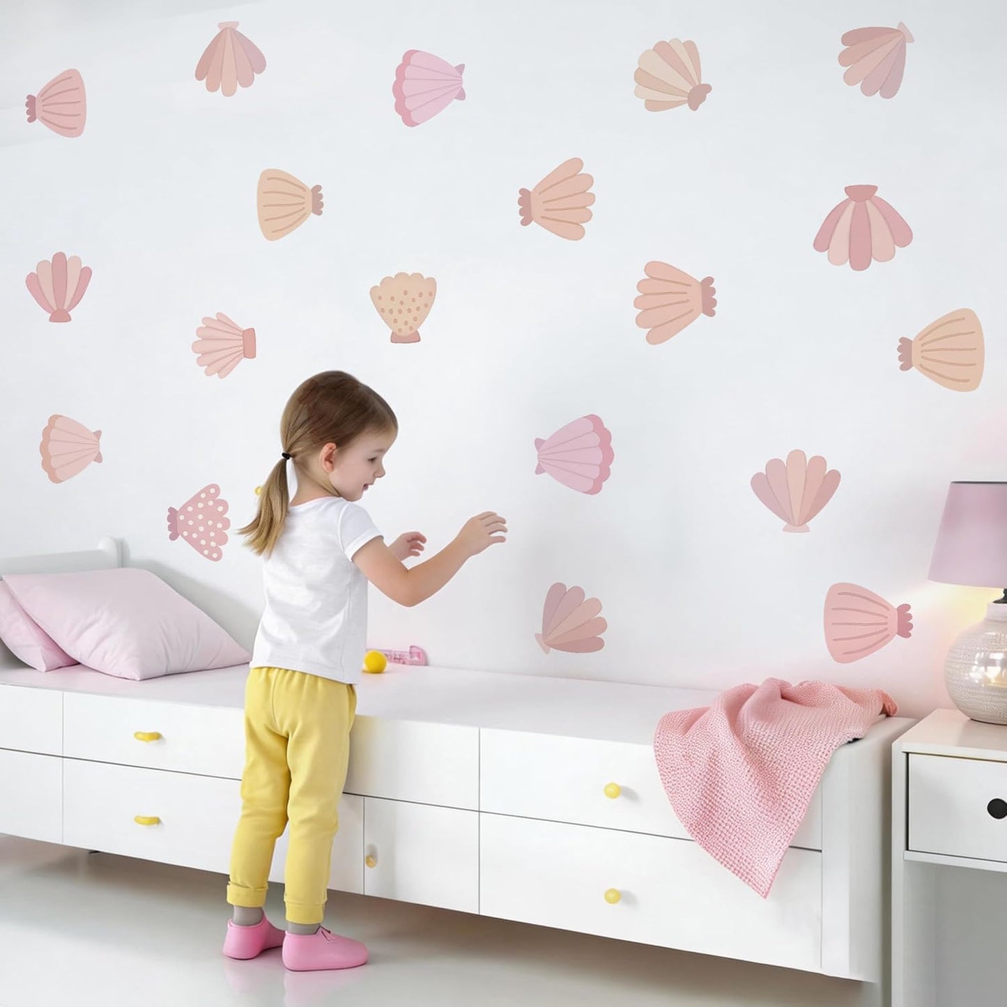 Beach Seashell Wall Stickers for Kids / Seashell Wall Decals