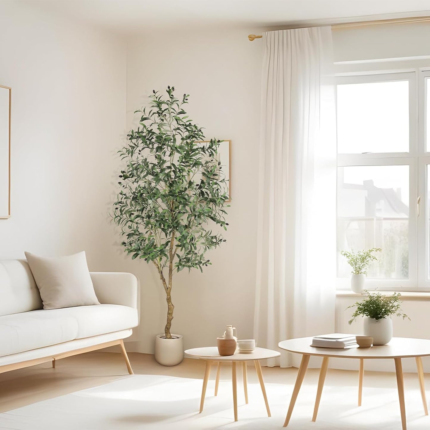 Fake Plants Olive / 7ft / Natural / 7 Inch
