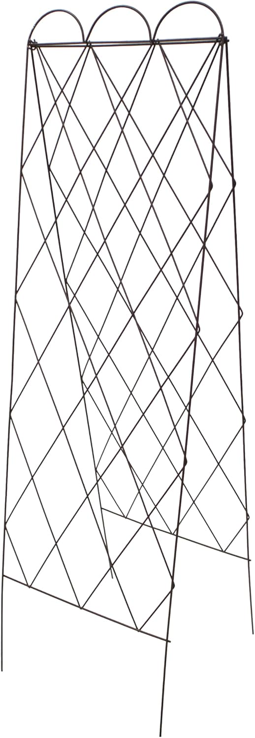 Set of 2 Panacea 90140 Rustic Heirloom Folding Trellises, 60" Tall A-Frame