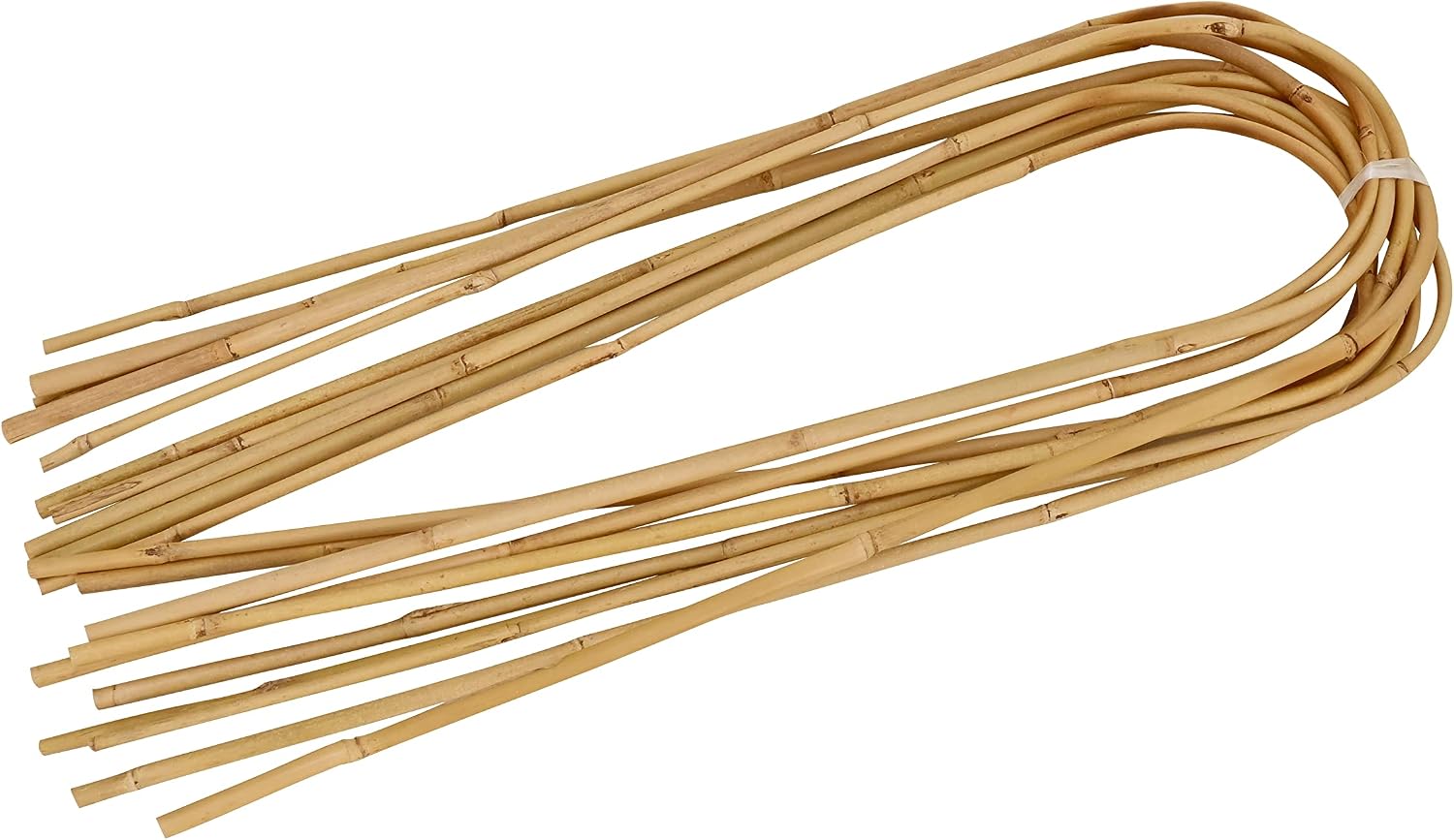 10 Pack, Handmade 24 in. Bamboo U Trellis Hoop Stakes for Garden, 2ft Bamboo U Shaped Trellis for Potted Plants Climbing