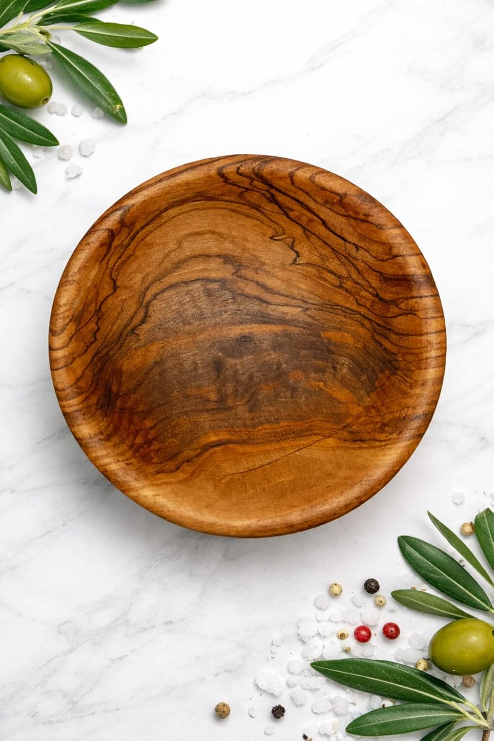 Very Small Handcrafted Wooden Dish for Food / 3.7 Inch