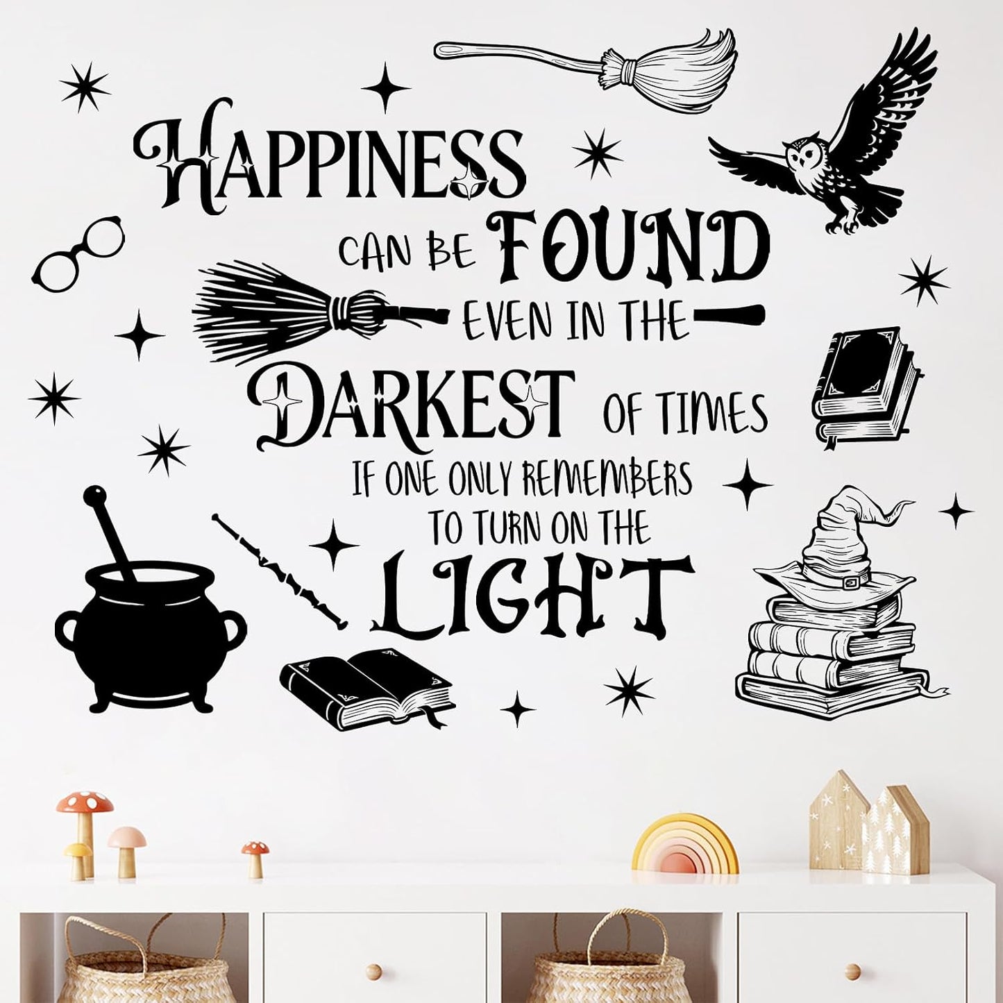 Happiness Can be Found Even in The Darkest Wall Decals Stickers