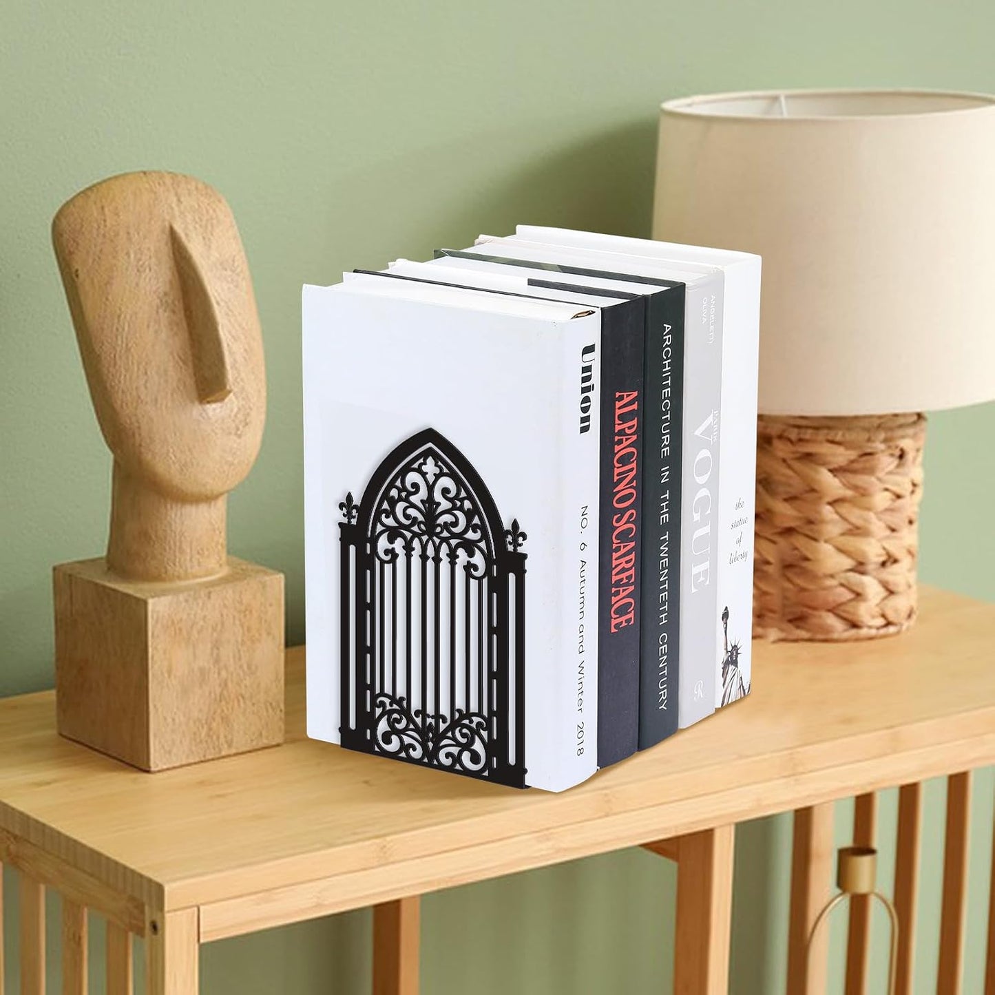 Gothic Vintage Metal Bookends Fantasy Book Ends / Classic