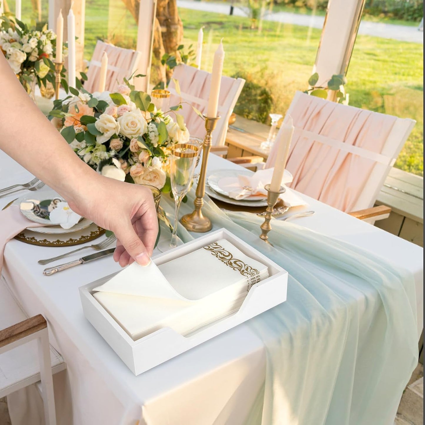 Napkin Holder / White