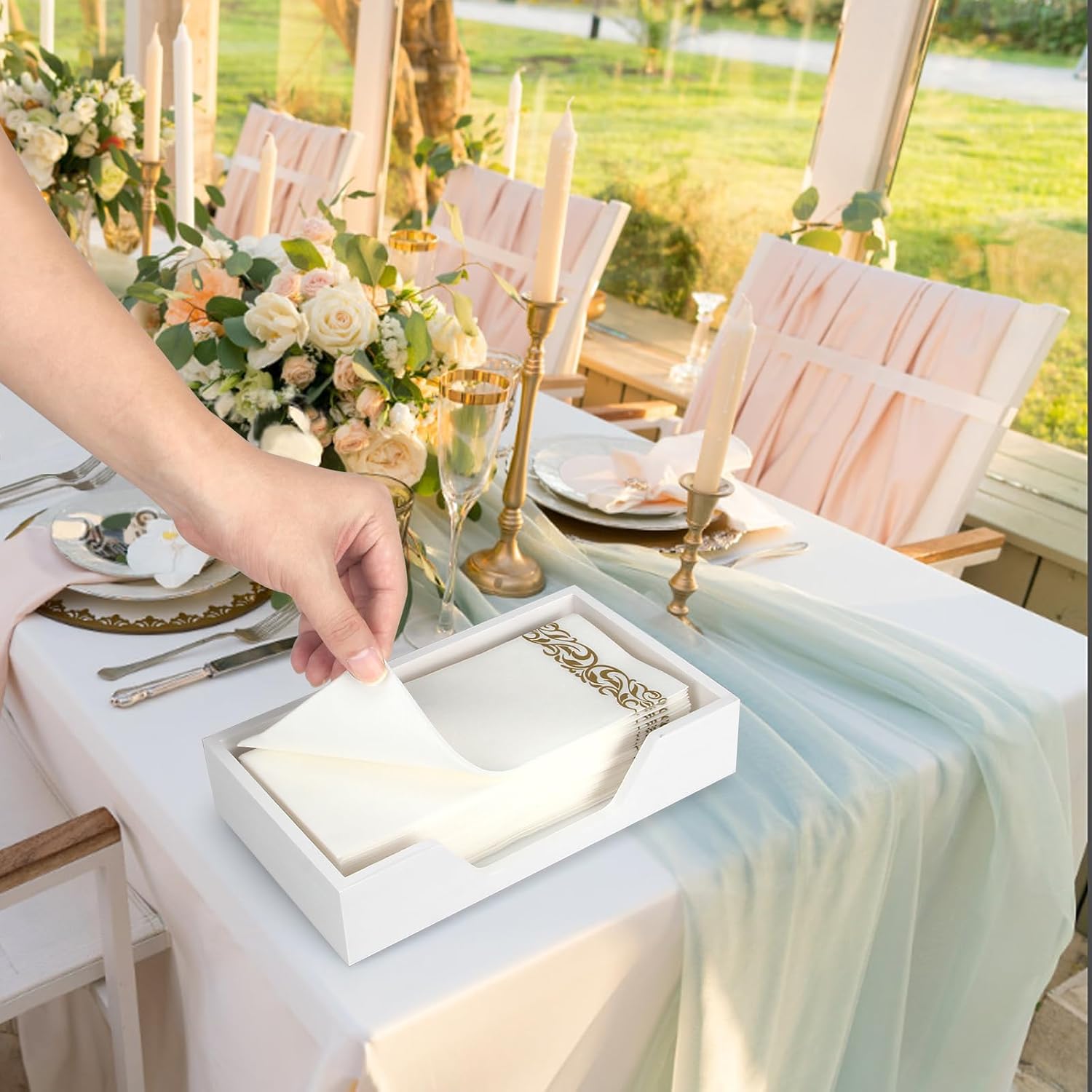 Napkin Holder / White