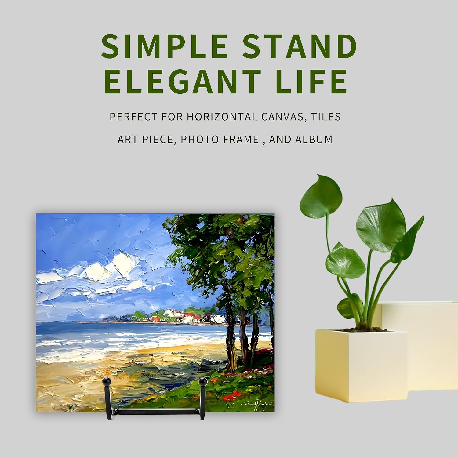 12 Pack 6"Plate Stands for Display,Metal Plate Holders Display Stands Can Be Used for Picture Stands,Book Stands for