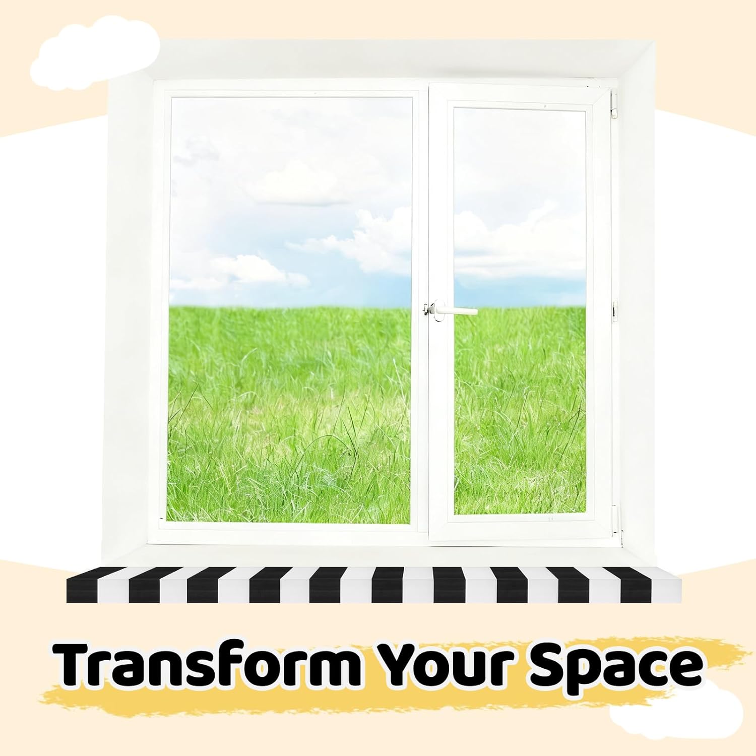 Anti Collision Wall Padding for Playroom and White Padded Wall Panels / Black / 15.8 x 78.7