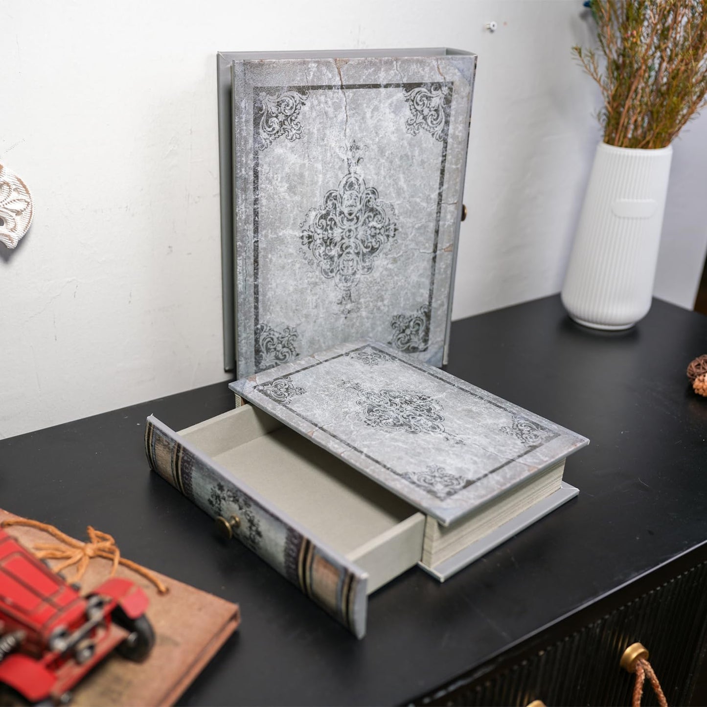 Faux Leather Cover / S / Distressed Gray