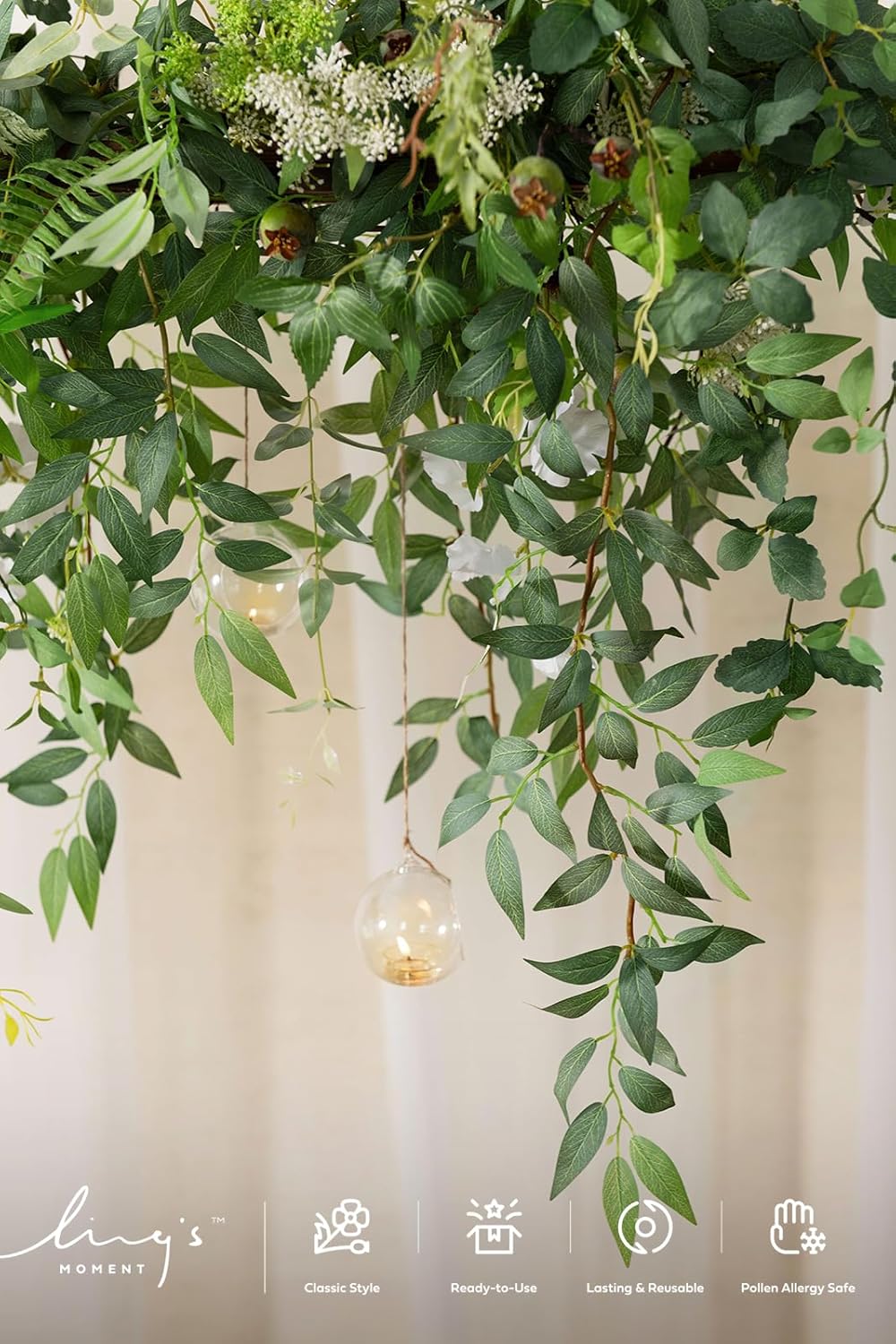 Silk Greenery Garlands / Set of 7