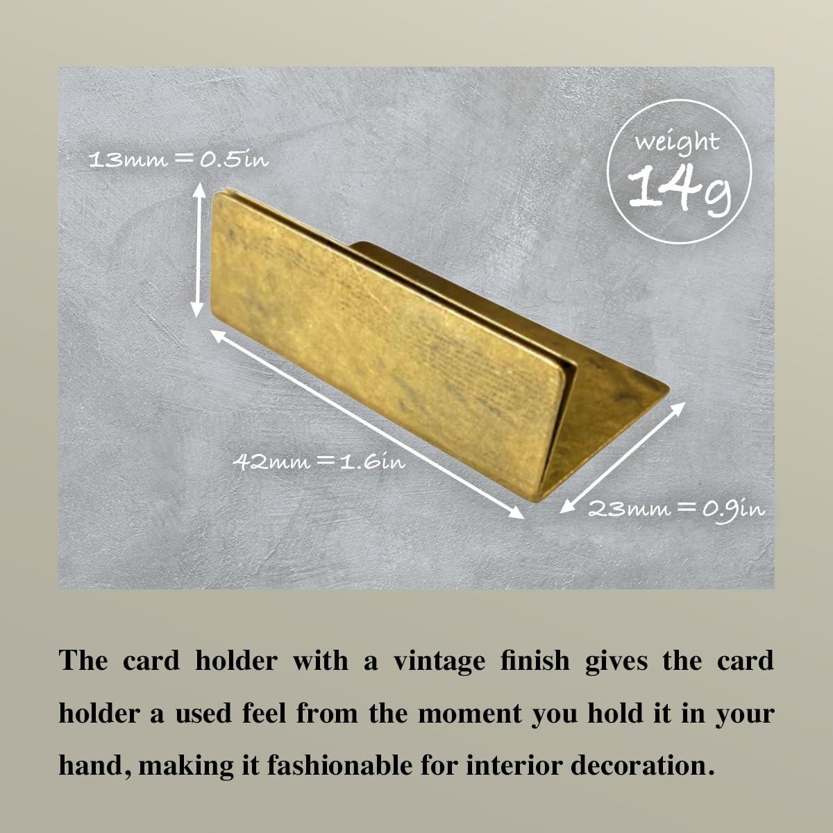 Place Card Holders Gold Brass 20Pcs Wide Size Vintage Finish Table Card Holder Antique Small Table Card Stands Memo