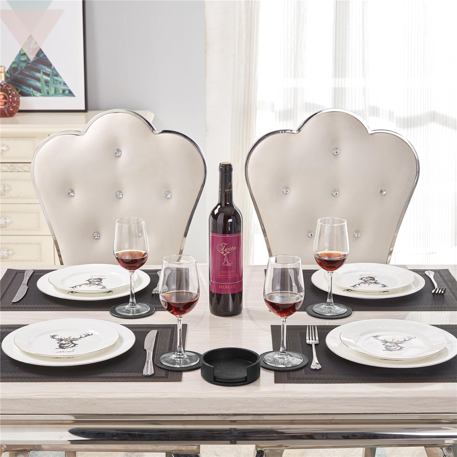 Holder / Protect Furniture from / Black / Set of 6