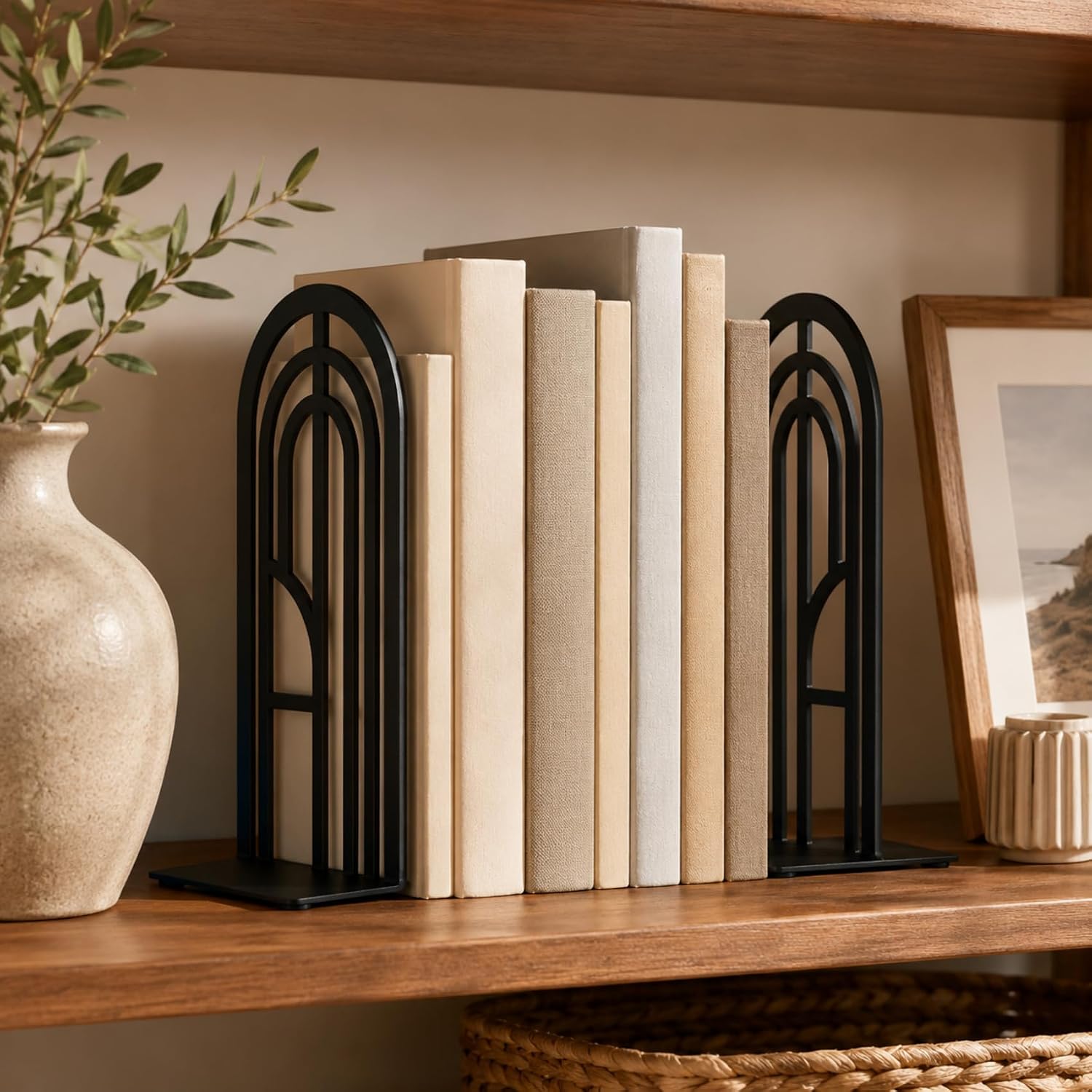 Black Metal Bookends / Black Arch