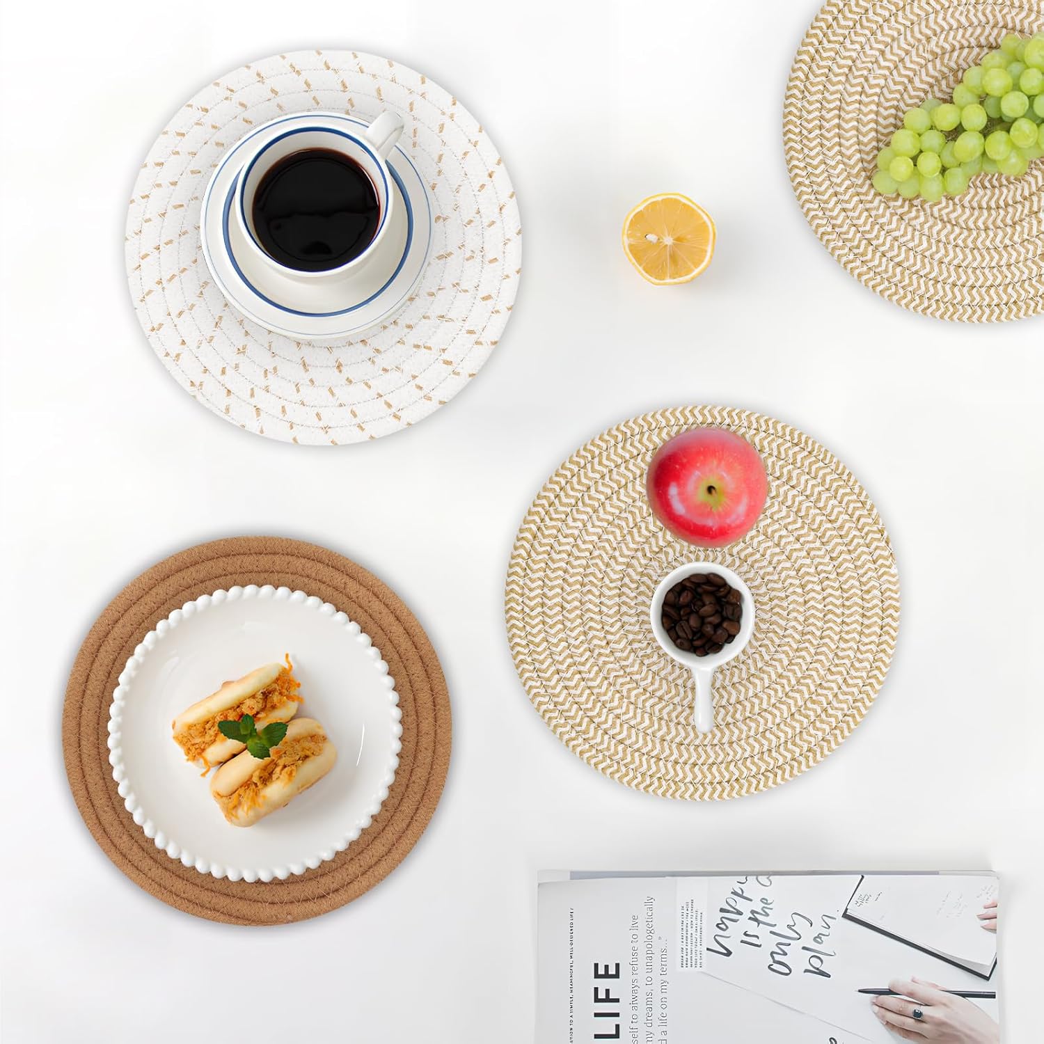 Pot Holders / Storage Basket / Mix Brown