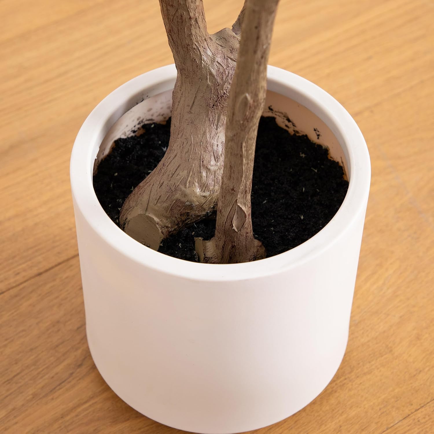 Minimalist Faux Olive Plant / 7 Inch