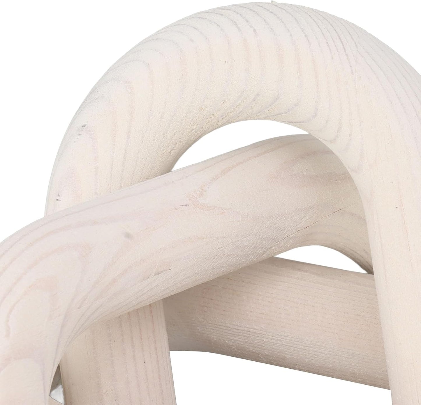 Wood Knot Decor / White