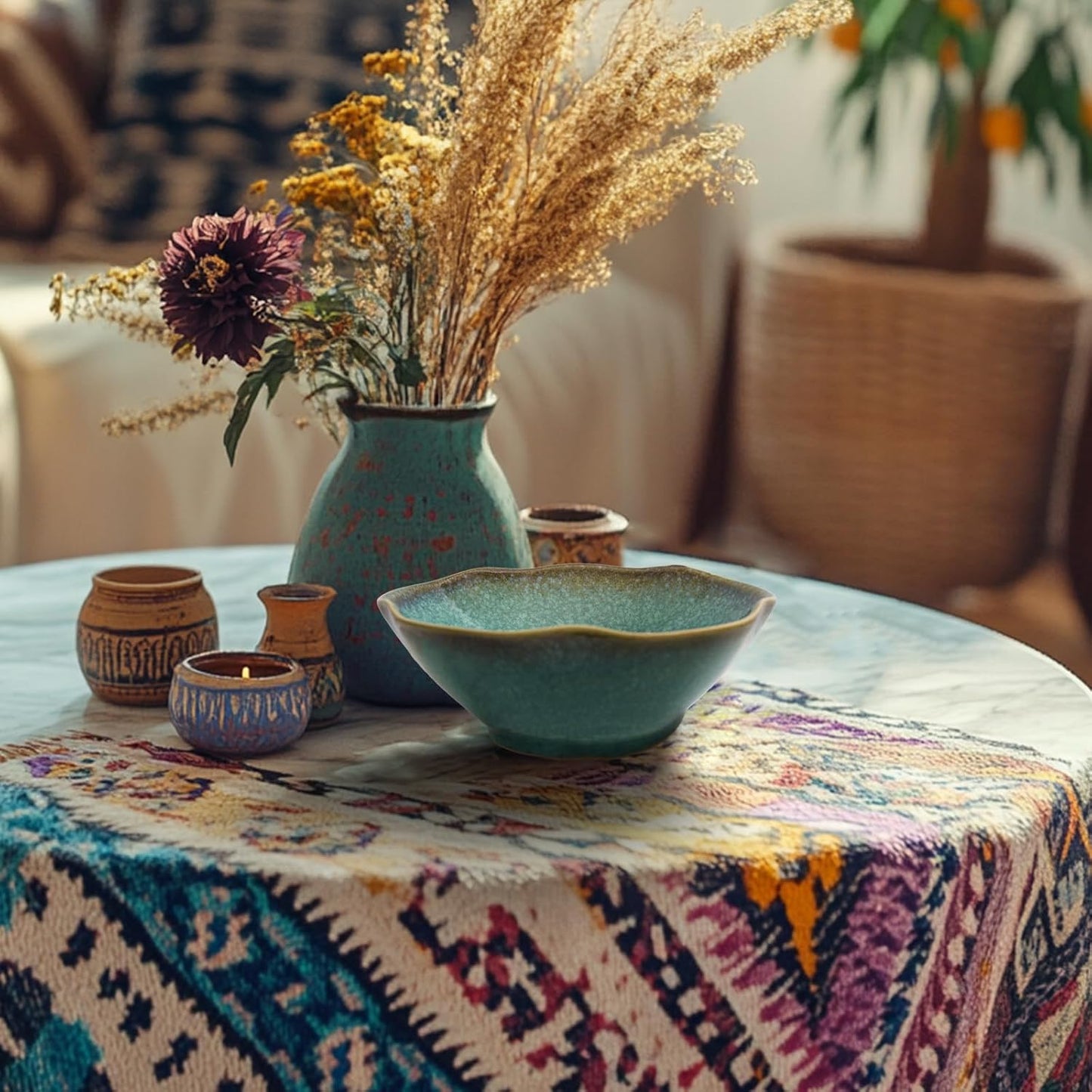 Decorative Bowl 7.6'' Ceramic
