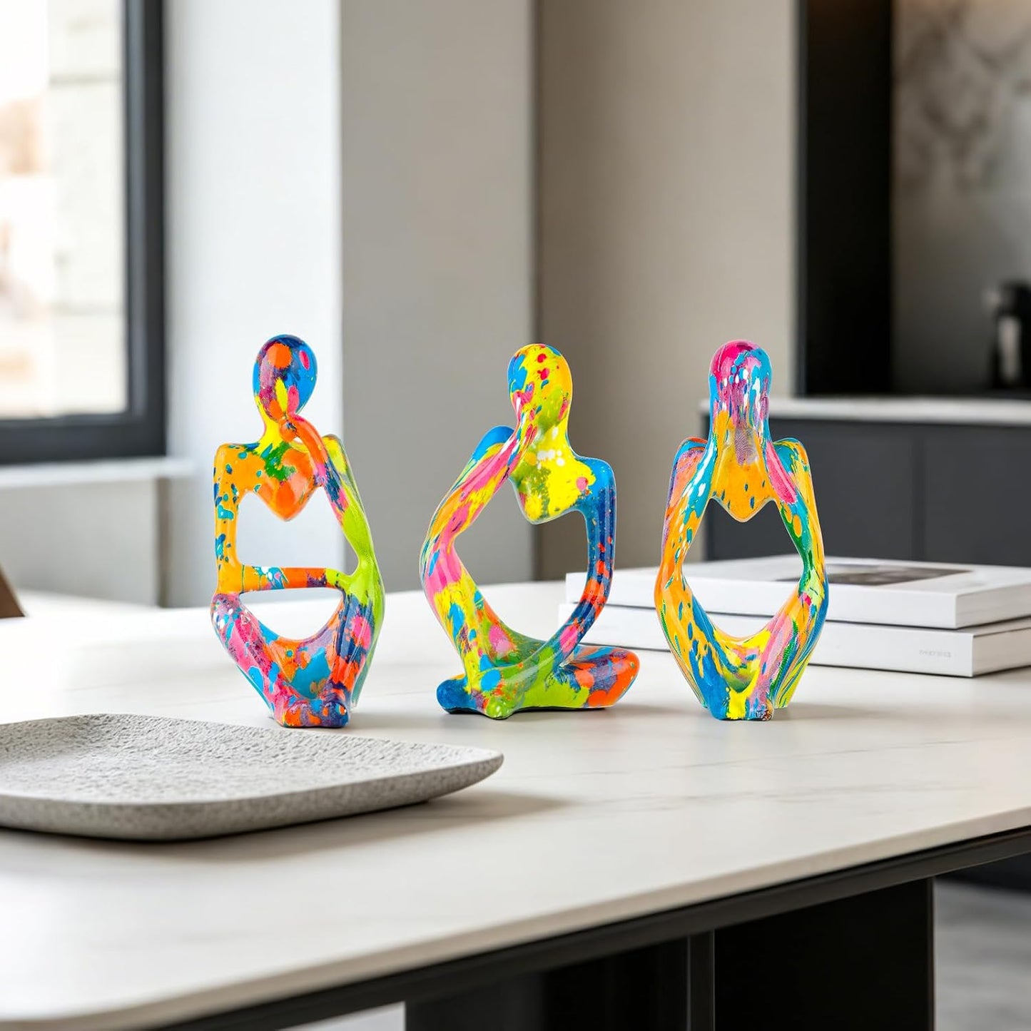 Modern Pop Art Figurine / Set of 3