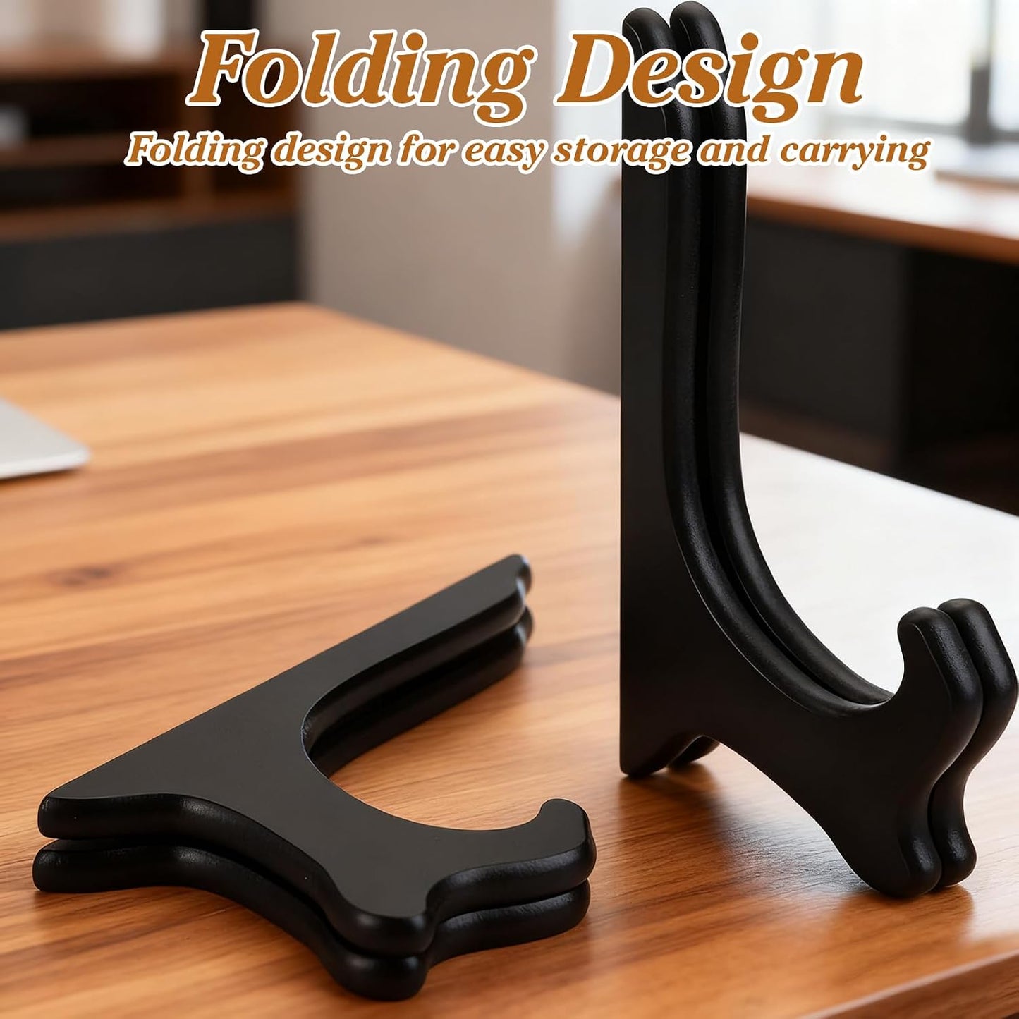 Plate Stand / Black / 7 Inch / Set of 6