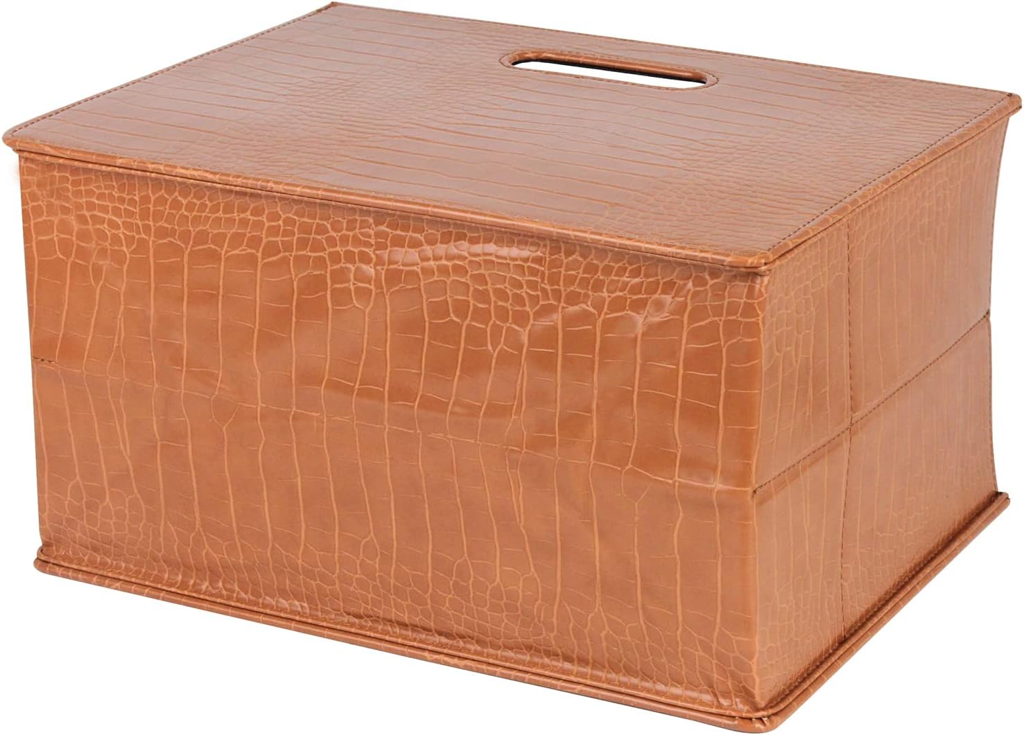 HofferRuffer Magazine Basket Holder, Foldable Magazine Rack, Document File Holder Organizer, File Folder, Newspaper