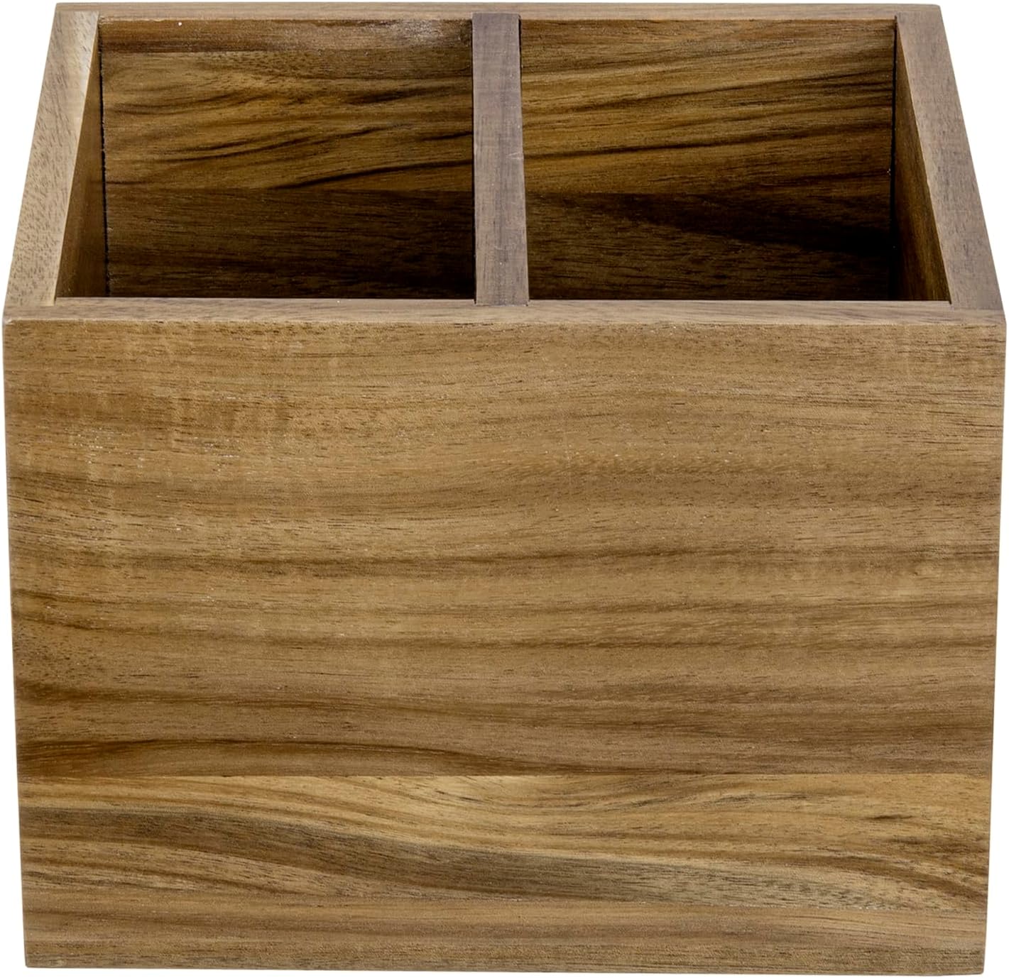 Wood TV Remote Control Holder / Acacia Wood