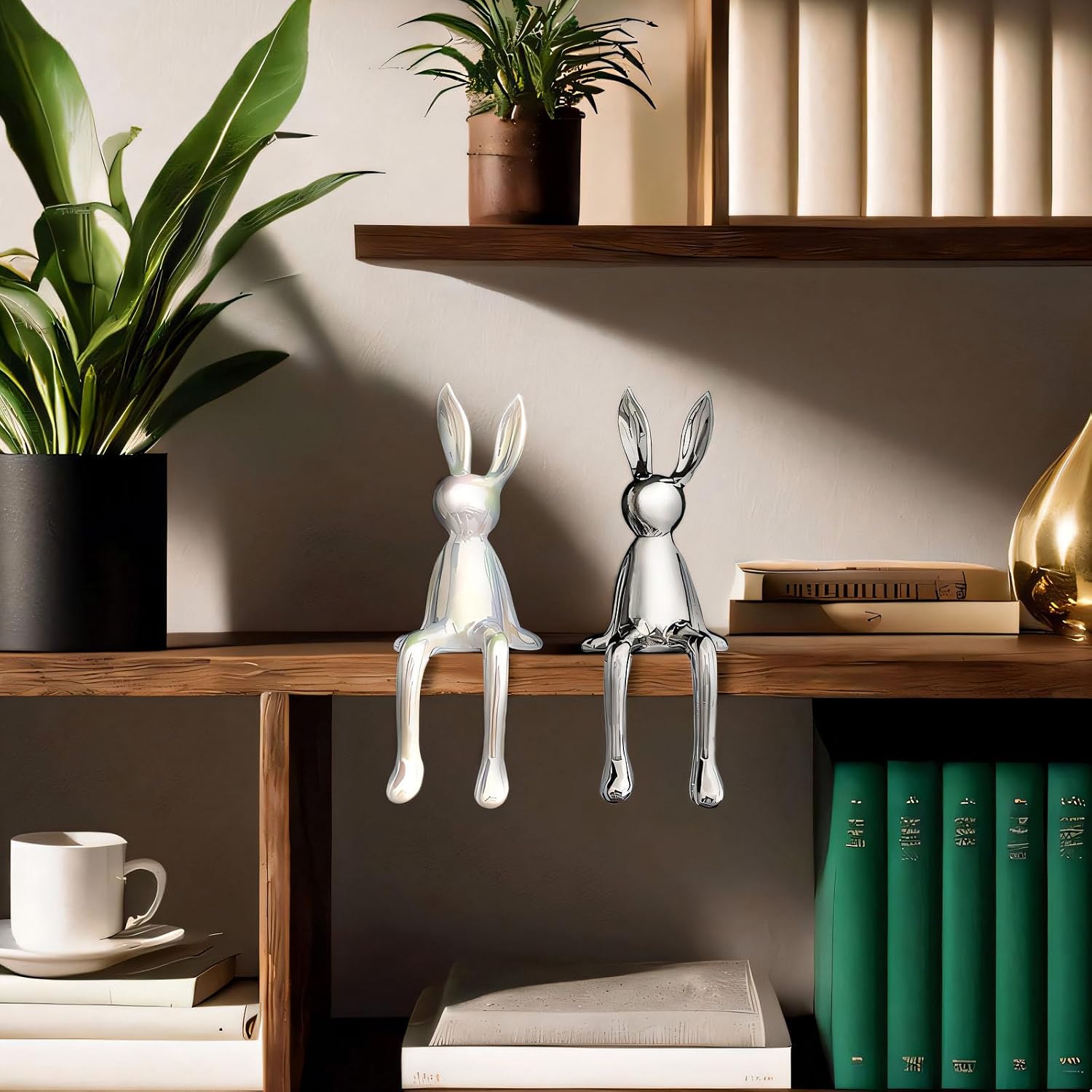 Figurines / Small Statues / Silver, White
