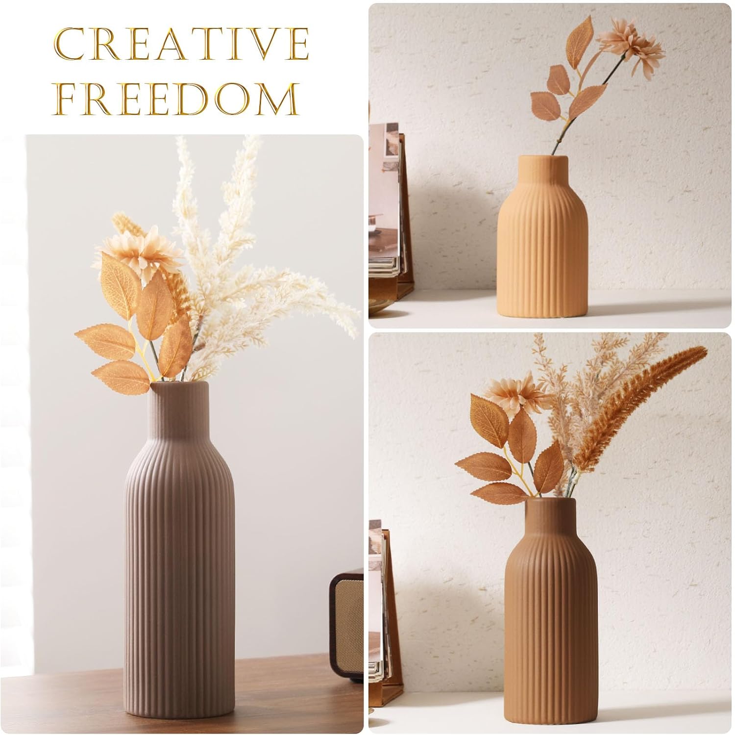 Ceramic Vase / Handcrafted Ceramic Vases / Set C / Set of 3