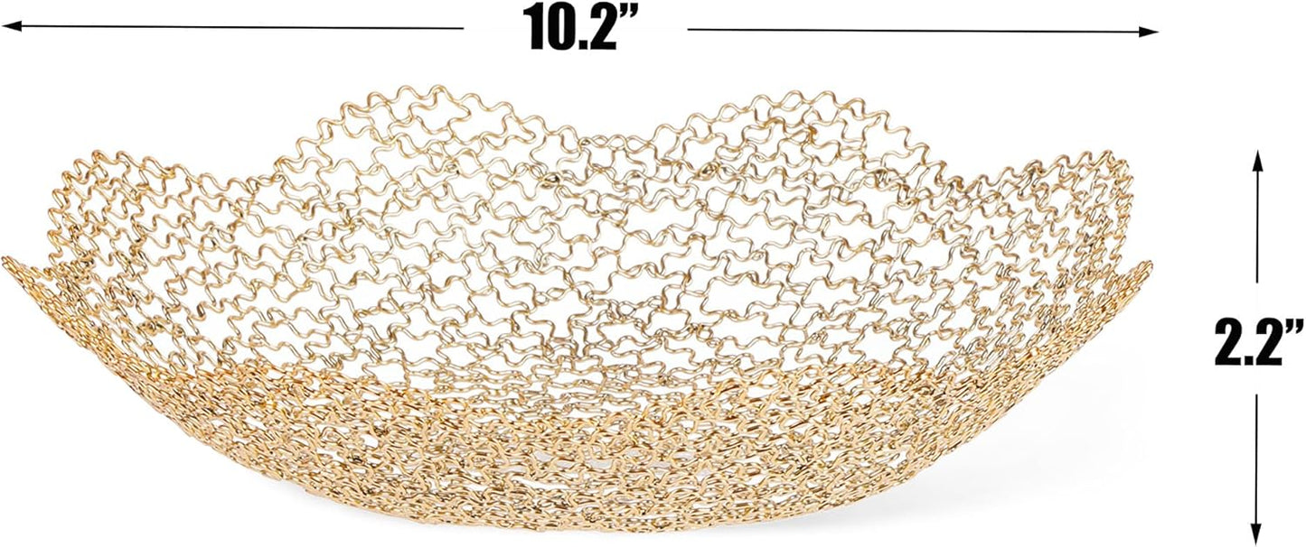 Vegetable Fruit Bowl Basket / Normal / Gold