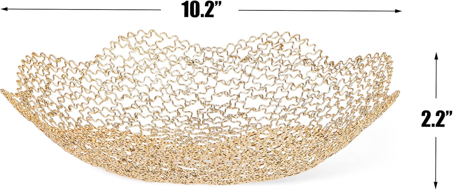Vegetable Fruit Bowl Basket / Normal / Gold