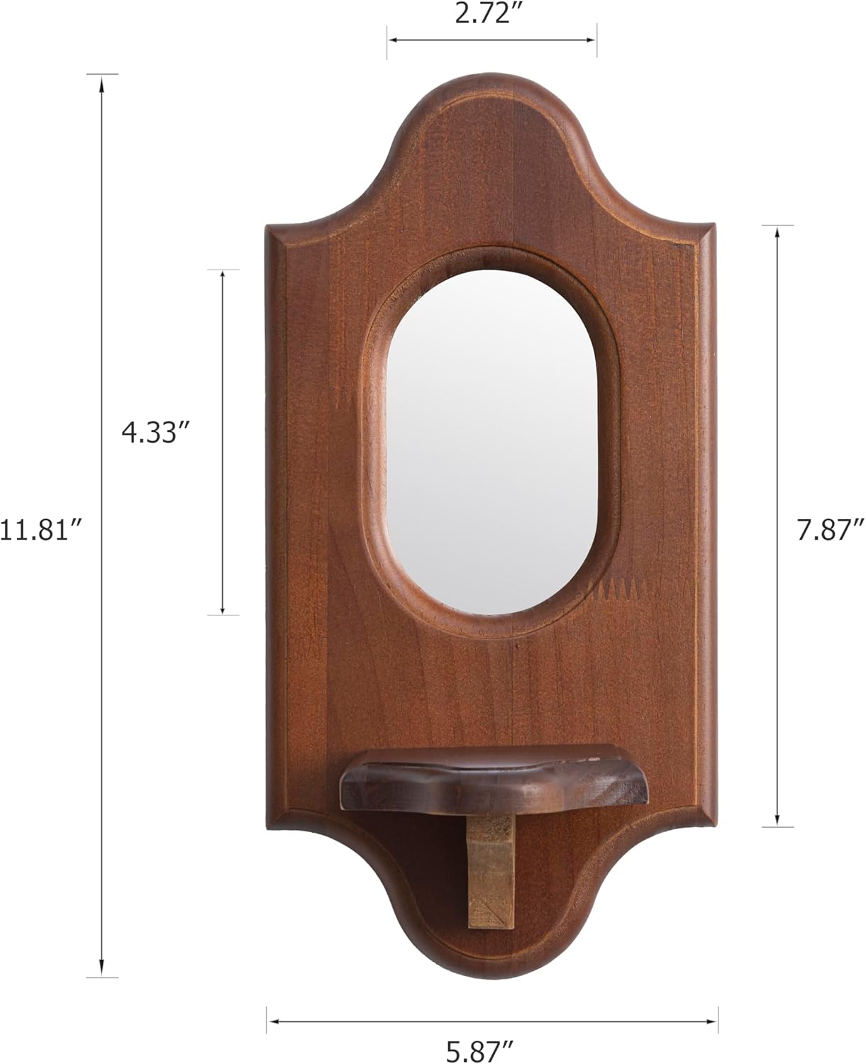 Boho Decor Wall-Mouted Shelves / Mirror