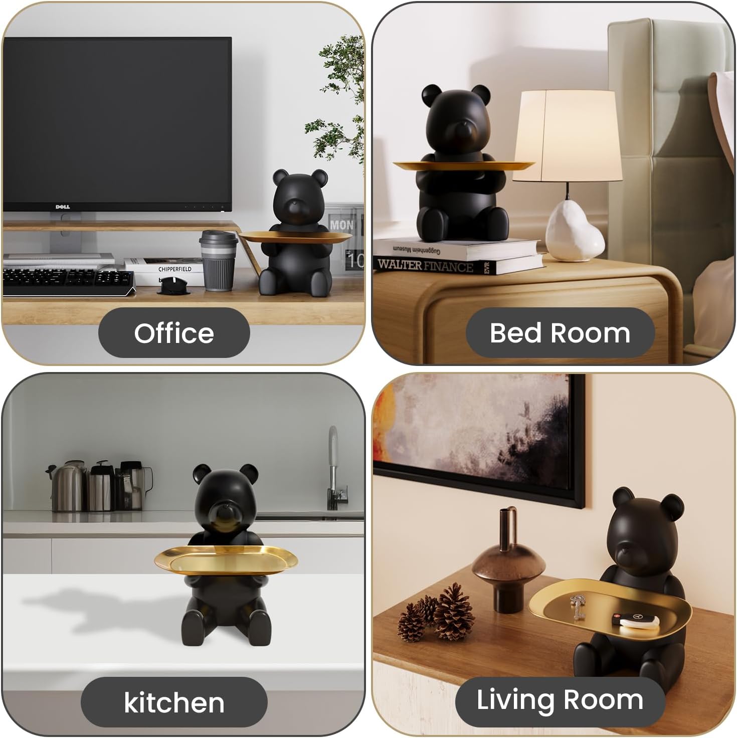 Key Tray Key Dish / Matte Black
