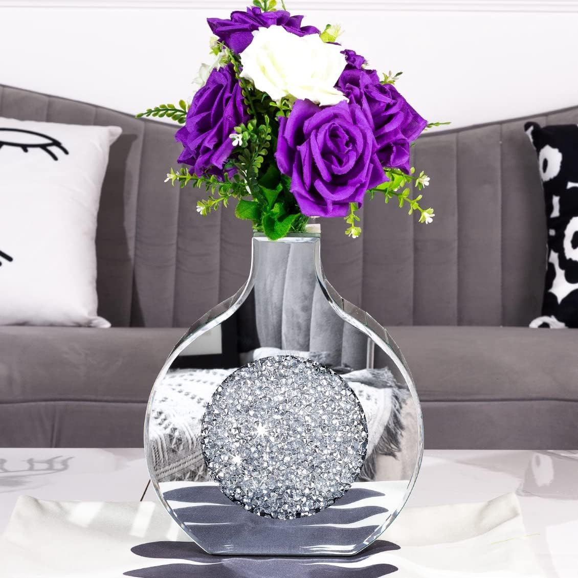 Flower Vase Mirror Finish Vases for Decor