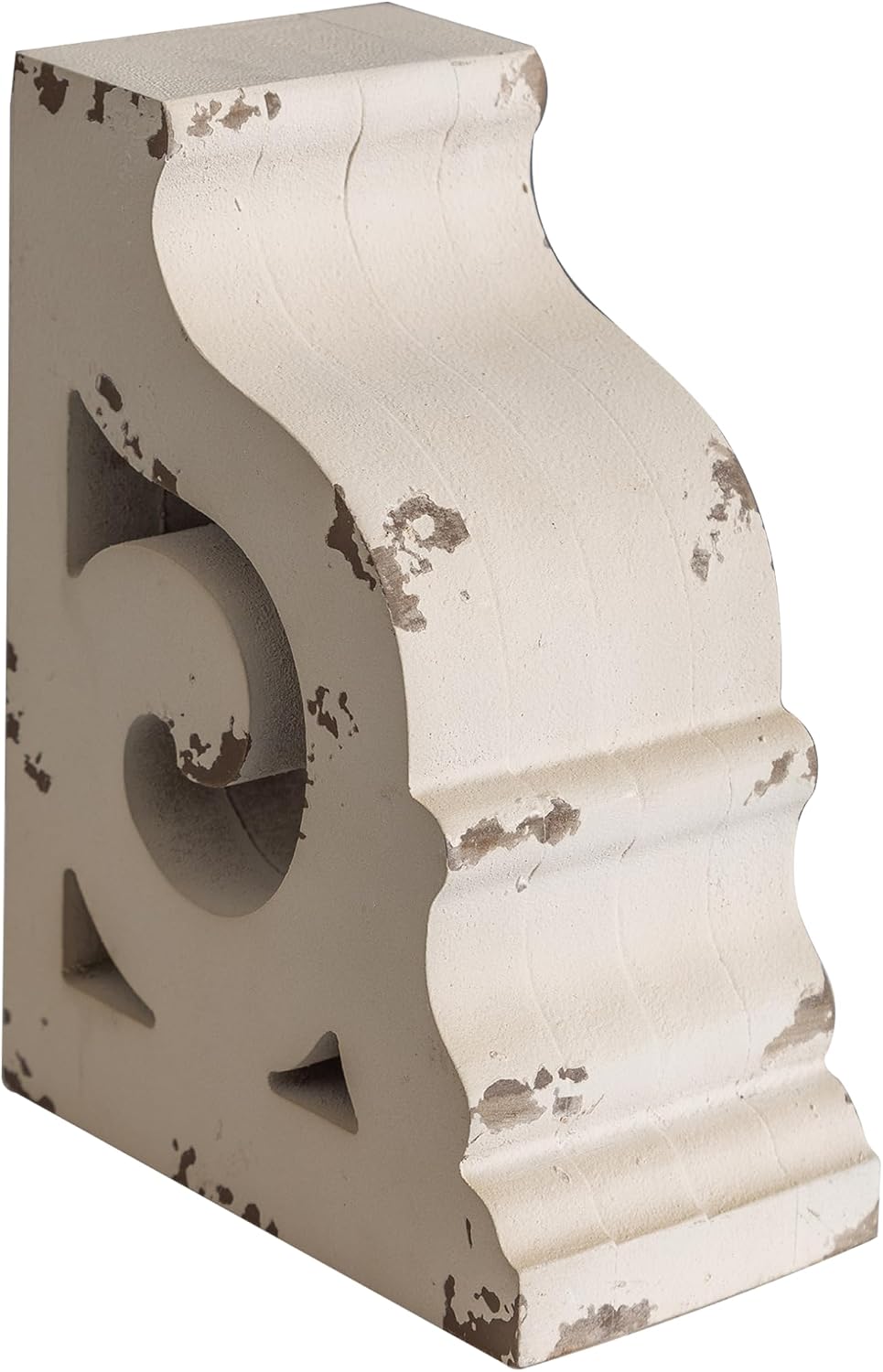 Decorative Shelf Brackets Rustic Shelf Farmhouse Decor / White